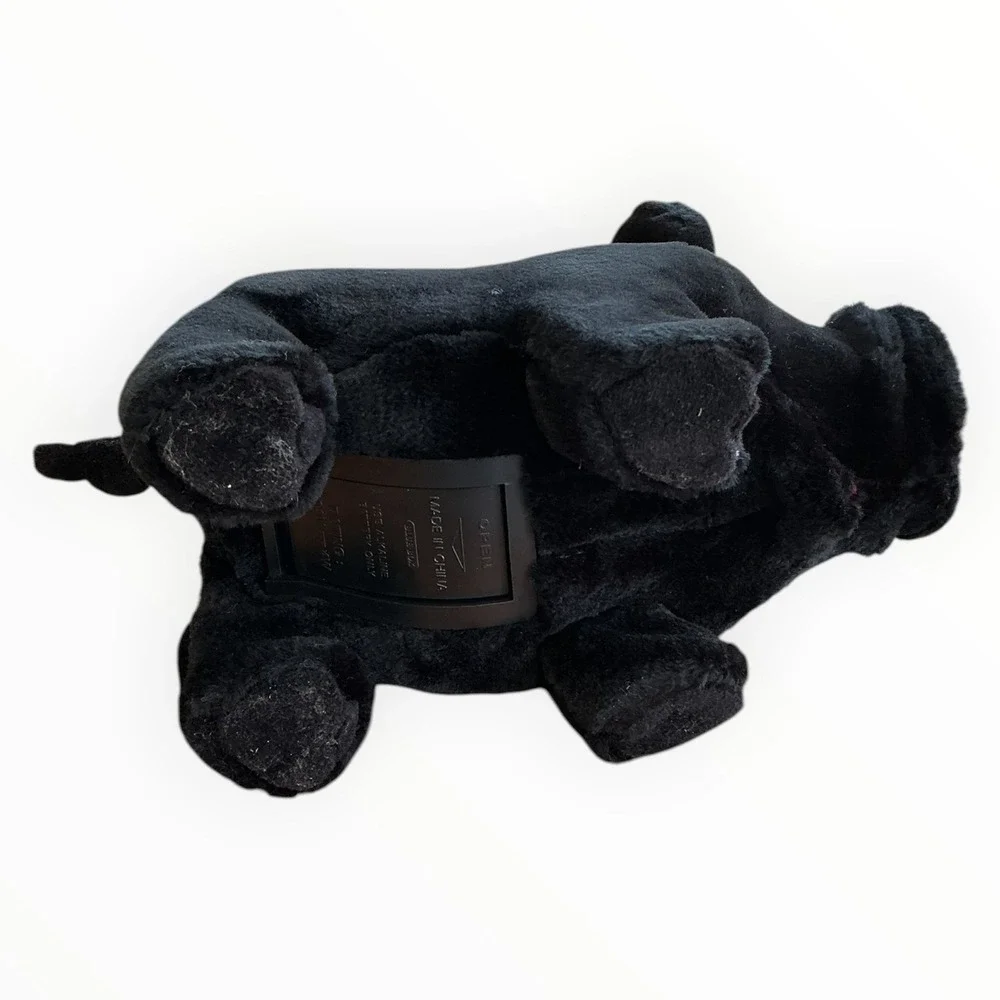 Wiggly The‎ Pot Belly Piggly Black Walking Pig Toy with Box Vintage